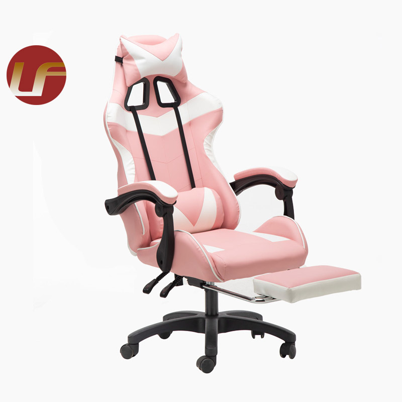 كرسي مكتب الألعاب بالجملة كرسي سباق الكمبيوتر للاعب مع مسند ذراع قابل للتعديل