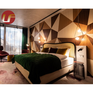 حلول تأثيث الفنادق ذات الطراز الحديث مجموعة أثاث غرف نوم الفندق عالية المستوى حسب الطلب