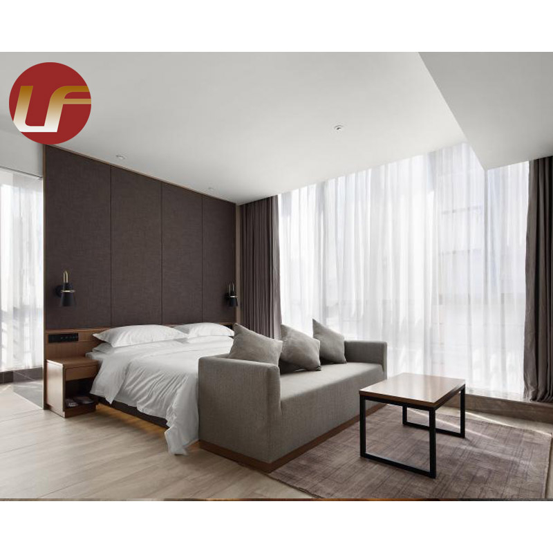 مجموعة أثاث غرف النوم الحديثة ذات الطراز البسيط في الفندق لأثاث غرفة النوم