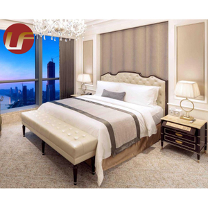 أعلى جودة تصميم فاخر فندق 5 نجوم مجموعة أثاث غرفة نوم بحجم كينغ
