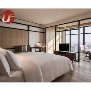 مجموعة غرف نوم فندق خشبية مخصصة لمشروع فندق مع أثاث غرفة فندق فاخر