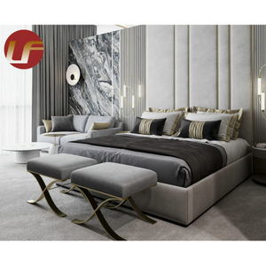 Foshan Furniture مزود غرفة Sofitel عتيقة مجموعة أثاث غرف نوم فندق بتصميم فاخر