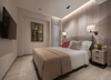 فندق Mainstay Suites By Choice أثاث خشبي لغرفة النوم في فندق تم تعيينه بواسطة Top Hotel Project