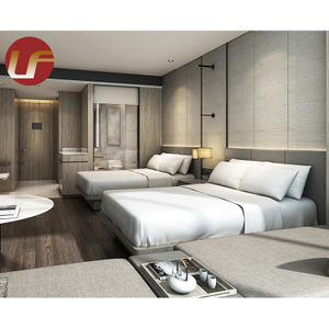 تصميم جديد لفيلا أثاث خشبي للشقق الفندقية تصميم مخصص لغرفة النوم